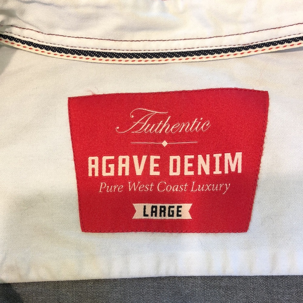 Agave Denim gray button down shirt. Like new! - Picture 4 of 8